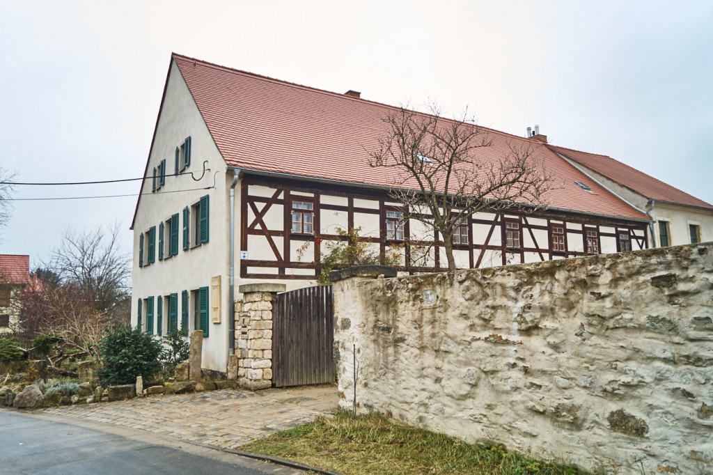 historisches Haus am Windmühlenweg, ältestes Haus von Gohlis