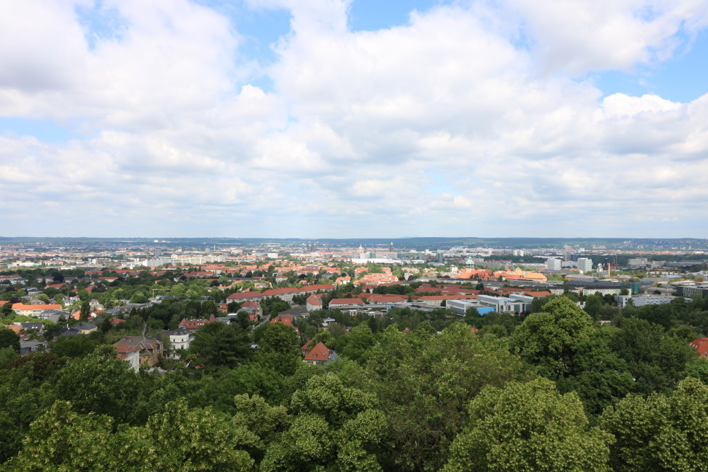 Aussicht des Fichteturms in Plauen