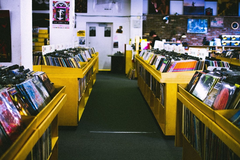 Wart ihr schon einmal in einem Schallplattenladen?