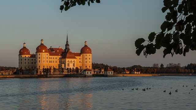 Schloss Moritzburg von Weitem