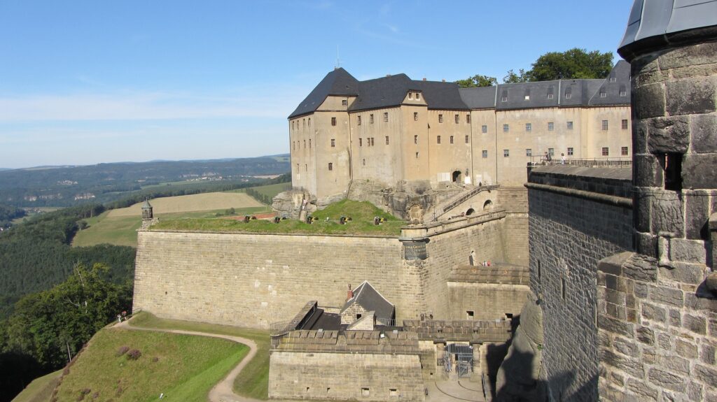 Die historische Festung Königstein. 