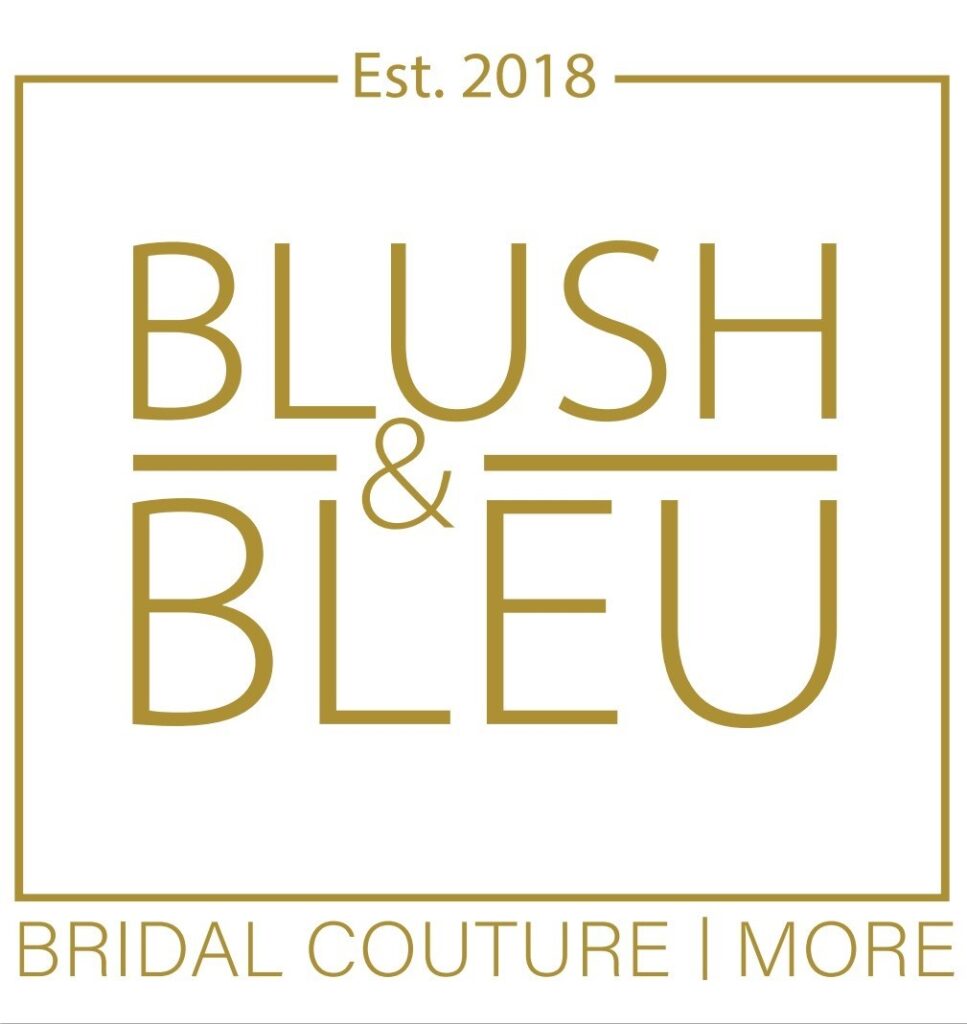 Logo des Brautmodengeschäftes Blush&Bleu Dresden 