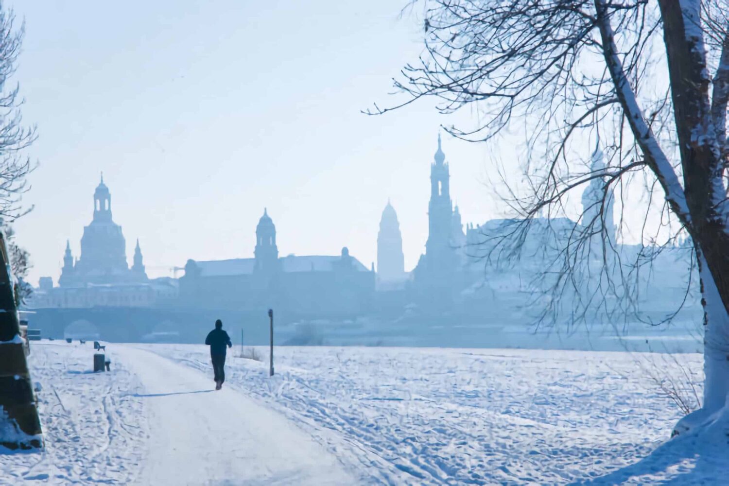 Magische Orte im Winter Dresden