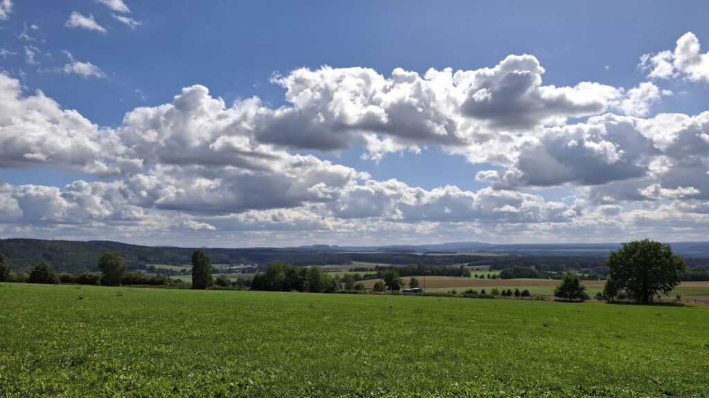 Blick Richtung Sächsische Schweiz